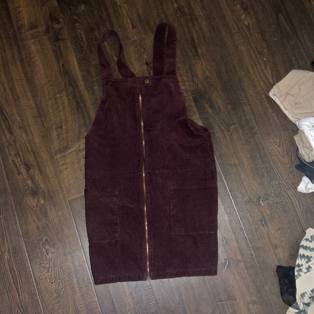 Violet or dark purple mini dress